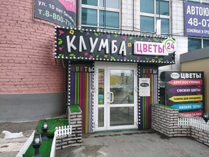 Клумба Омск